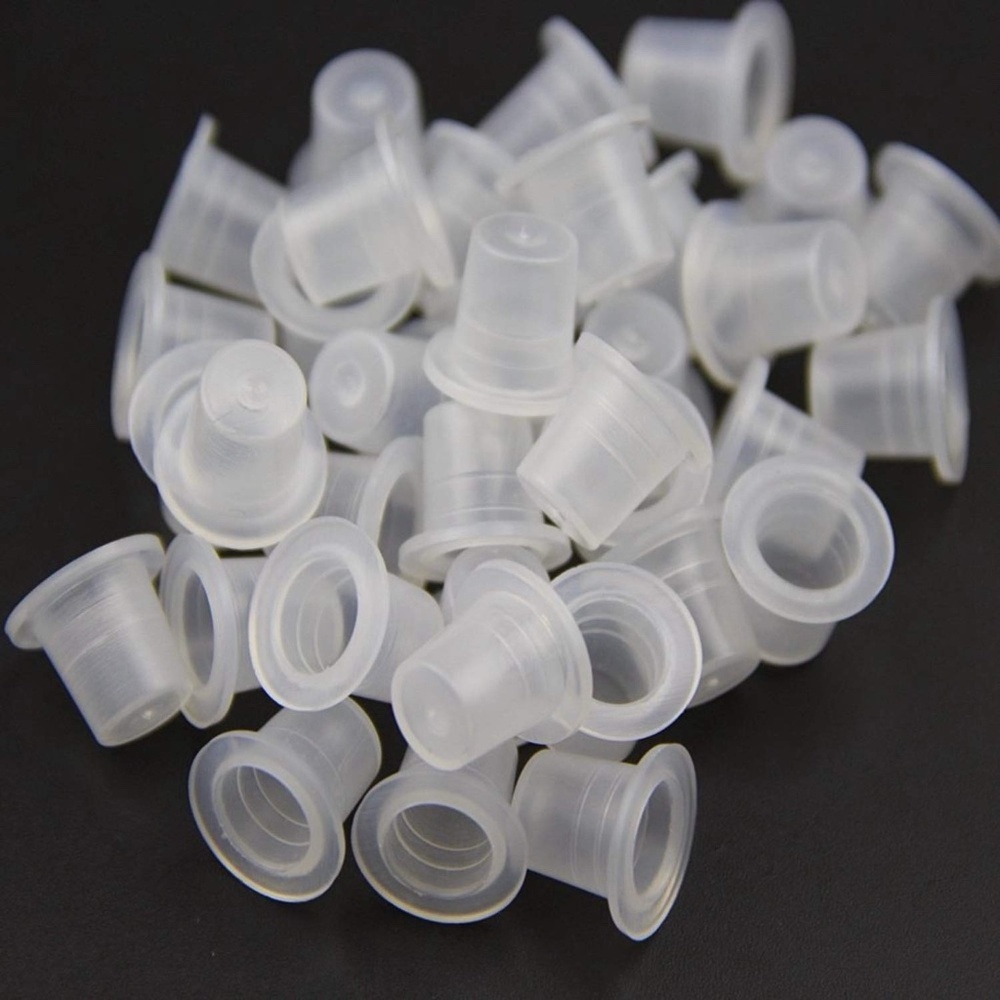 Ink Caps for Tattooing,1000pcs Disposable Tattoo Ink Caps Medium 13mm